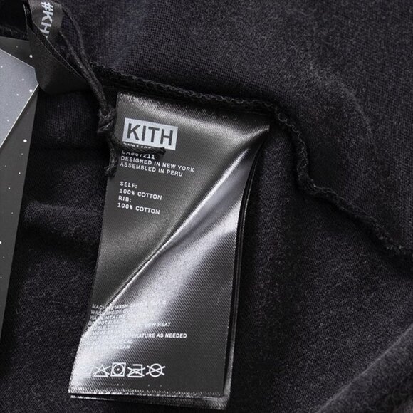 Kith x Star Wars Darth Vader Poster Vintage T-shirt Black - Picture 5 of 6